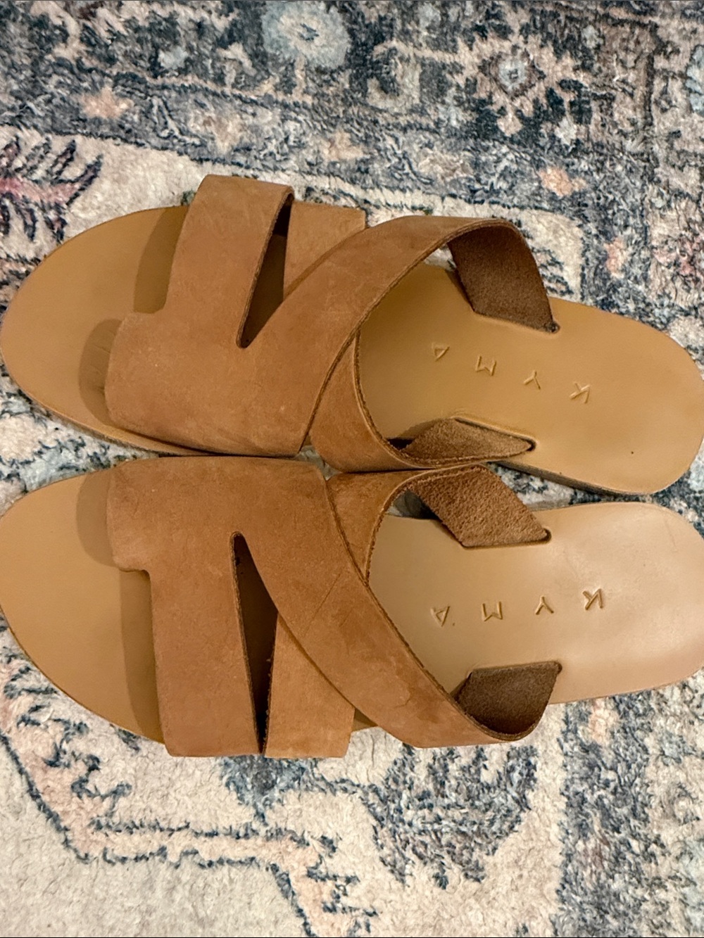KYMA
VALAXA LEATHER SHOES in tan size 38/7.5